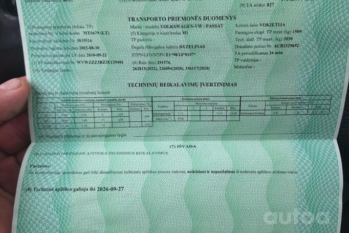 Volkswagen Passat B5.5 [restyling] wagon