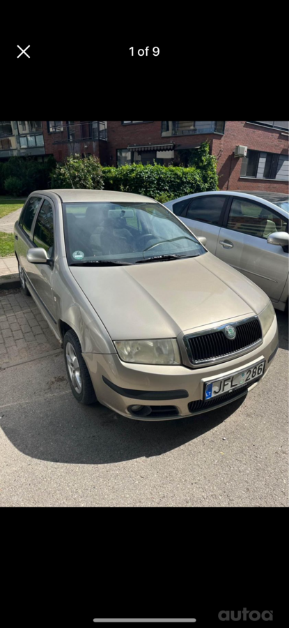 Skoda Fabia 1 generation [restyling]