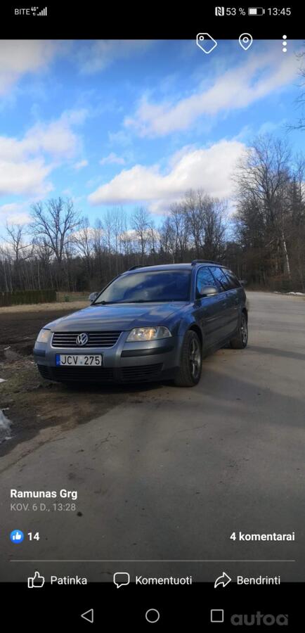 Volkswagen Passat B5.5 [restyling] Sedan
