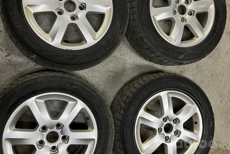 Audi q7 orginalus r18 ratlankiai su padangoms, lietie