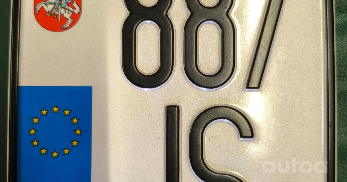 Auto numurs 887IS | autoa.lv